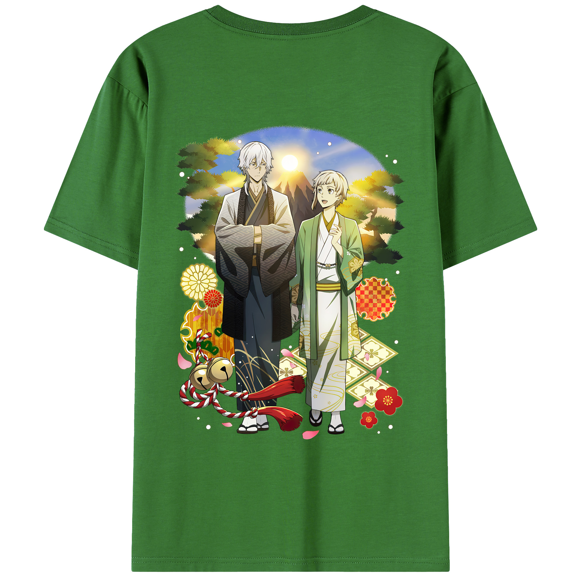 （画像用） 文豪ストレイドッグス Bungo Stray Dogs レディース半袖Tシャツ(バックプリント)